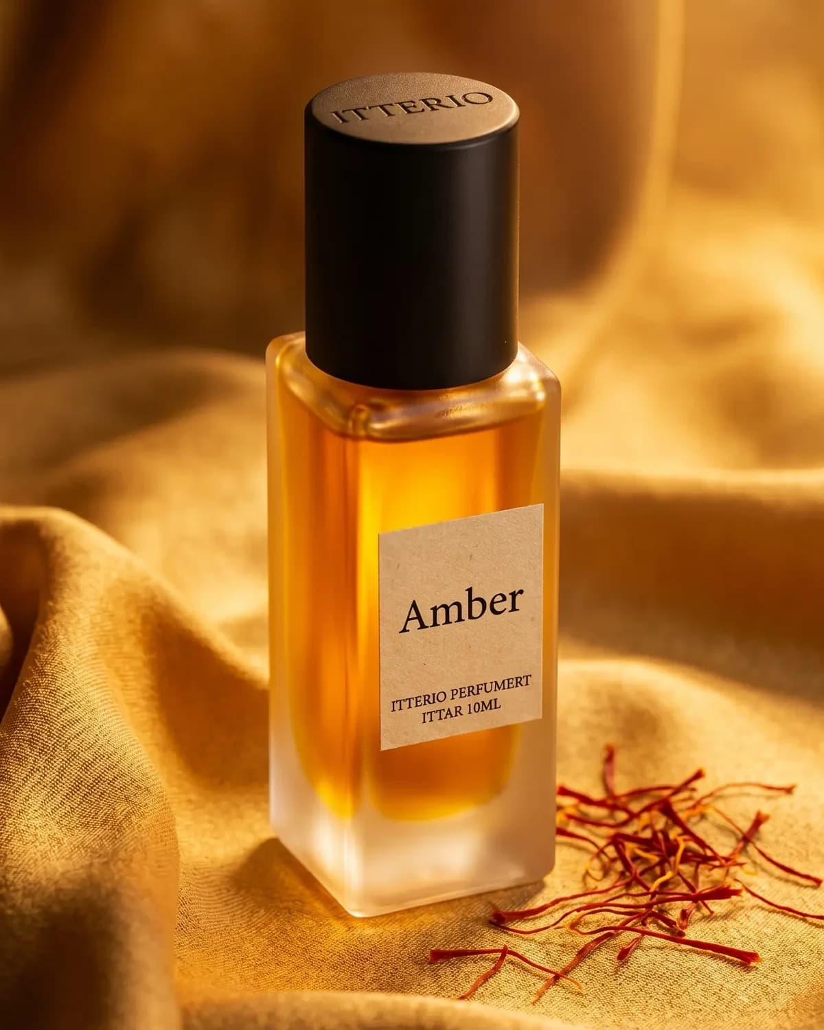 Itterio Golden Amber 10ml ittar bottle